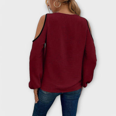 Scarlett – Blouse with Square Neckline