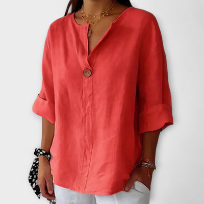 Nicole – Stylish Blouse with V-Neck