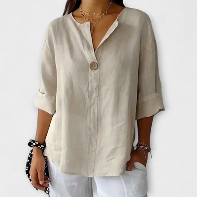 Nicole – Stylish Blouse with V-Neck