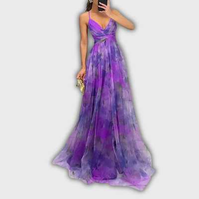 Giselle – Enchanting Maxi Dress with Floral Print