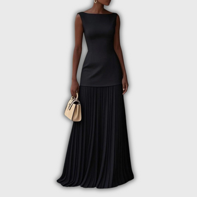 Marjorie - Pleated Maxi Dress