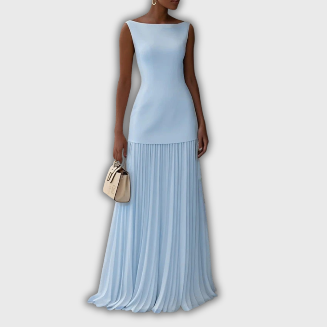 Marjorie - Pleated Maxi Dress