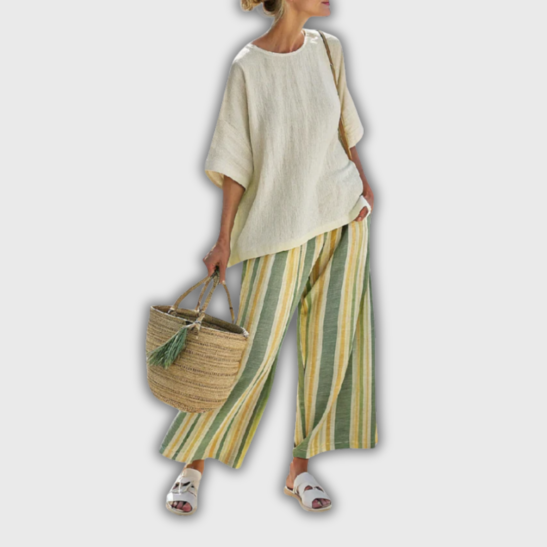 Olive | Green Linen Set