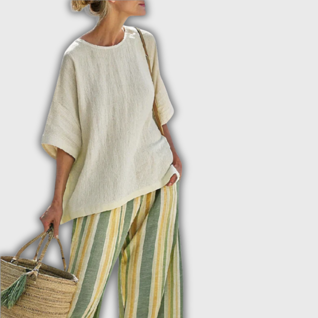 Olive | Green Linen Set