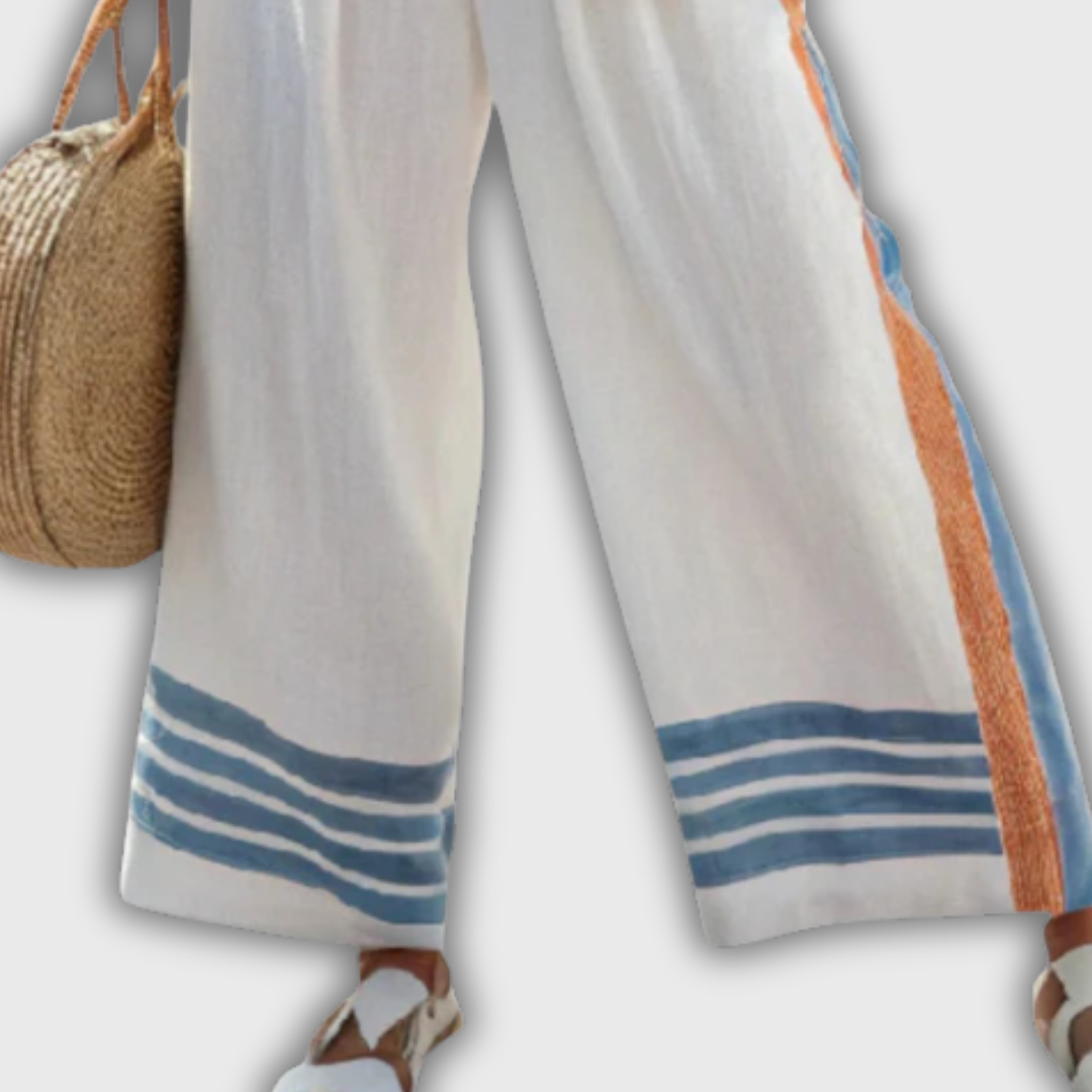 Celia | White Linen Set