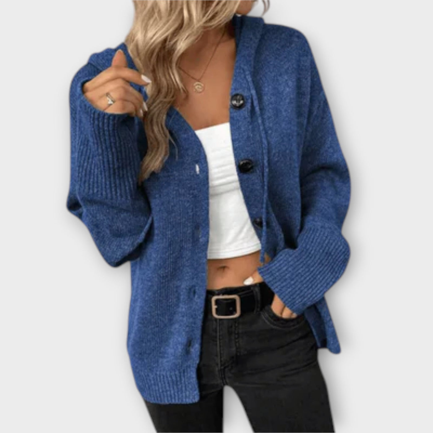 Brittan – Knitted Button Cardigan