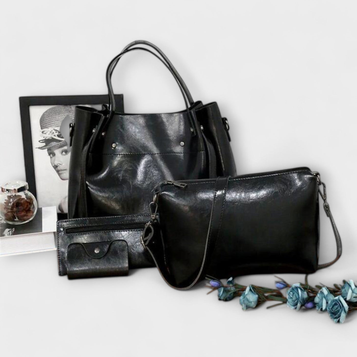 Jane - 4-Piece Vintage Bag Set