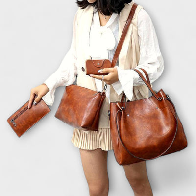 Jane - 4-Piece Vintage Bag Set