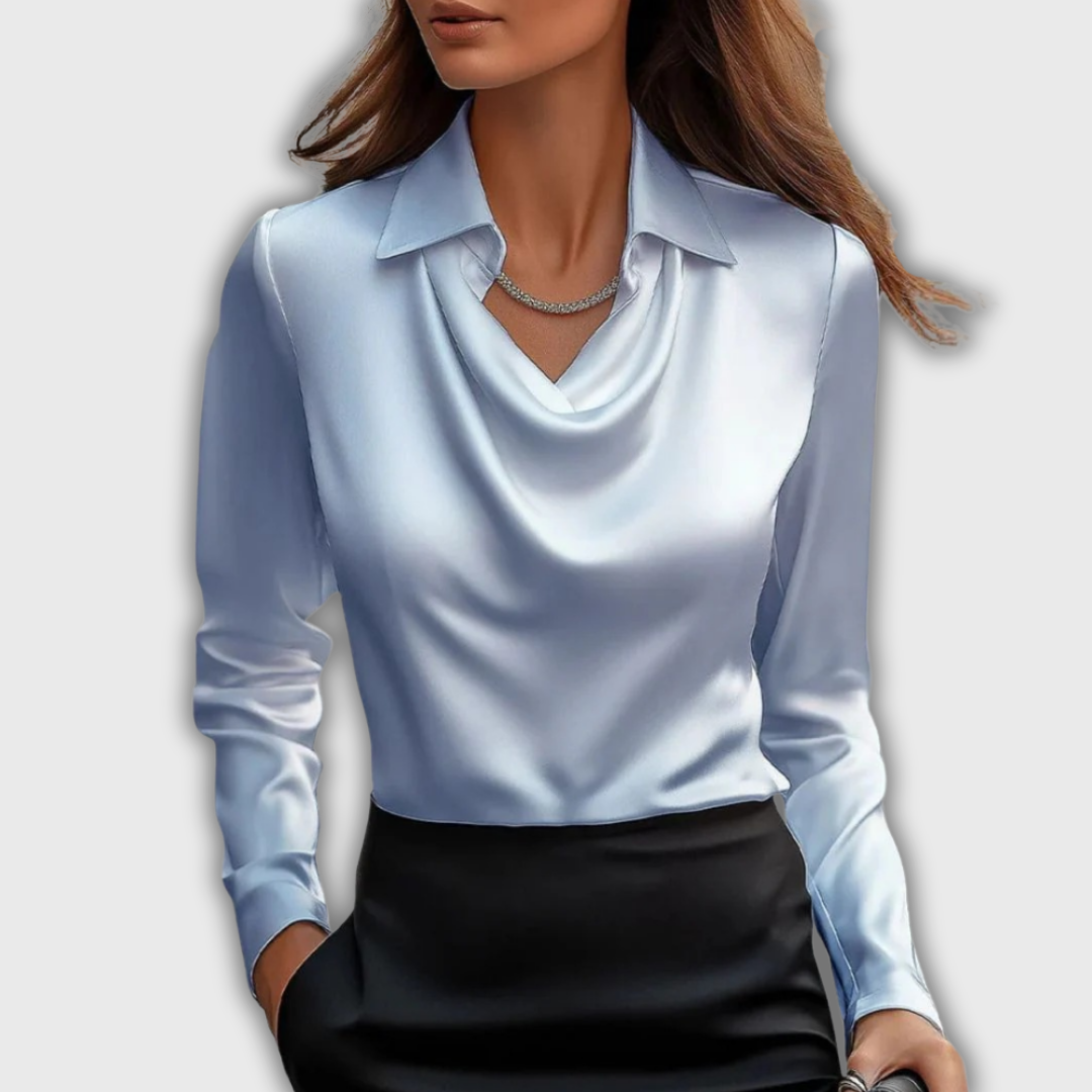 Malvina | Elegant Satin Blouse