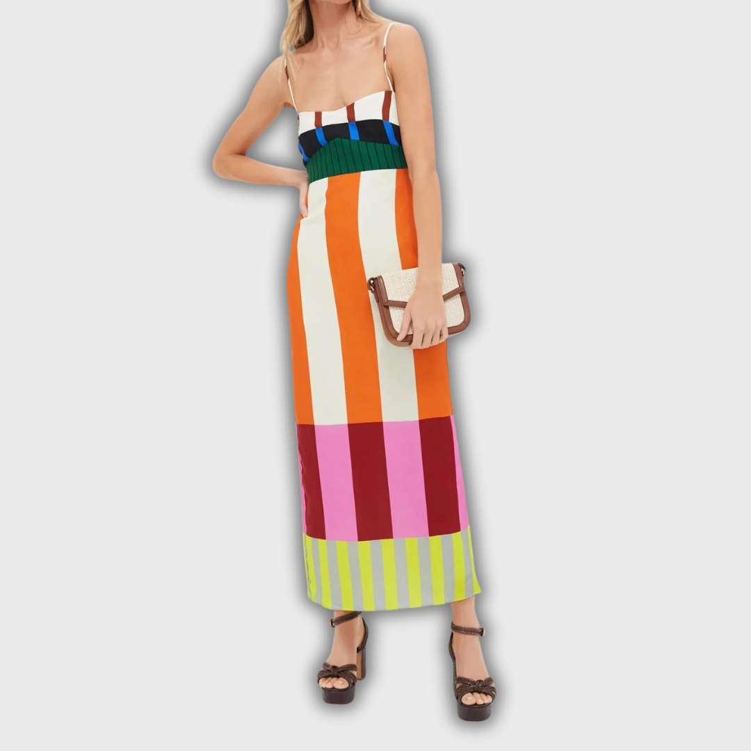 Paloma – Striped Colorful Maxi Dress