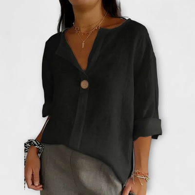 Nicole – Stylish Blouse with V-Neck