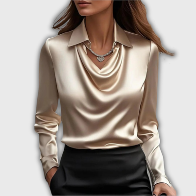 Malvina | Elegant Satin Blouse