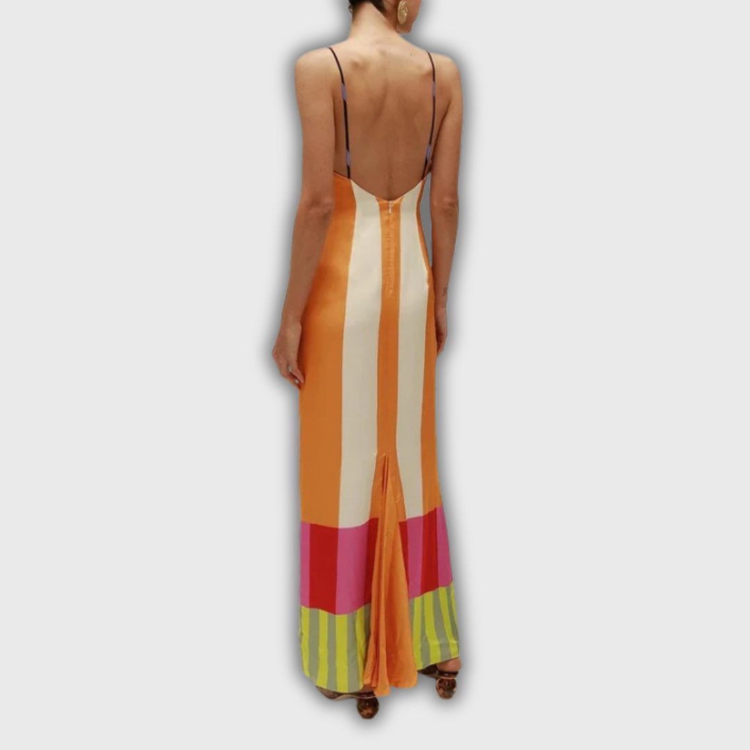 Paloma – Striped Colorful Maxi Dress