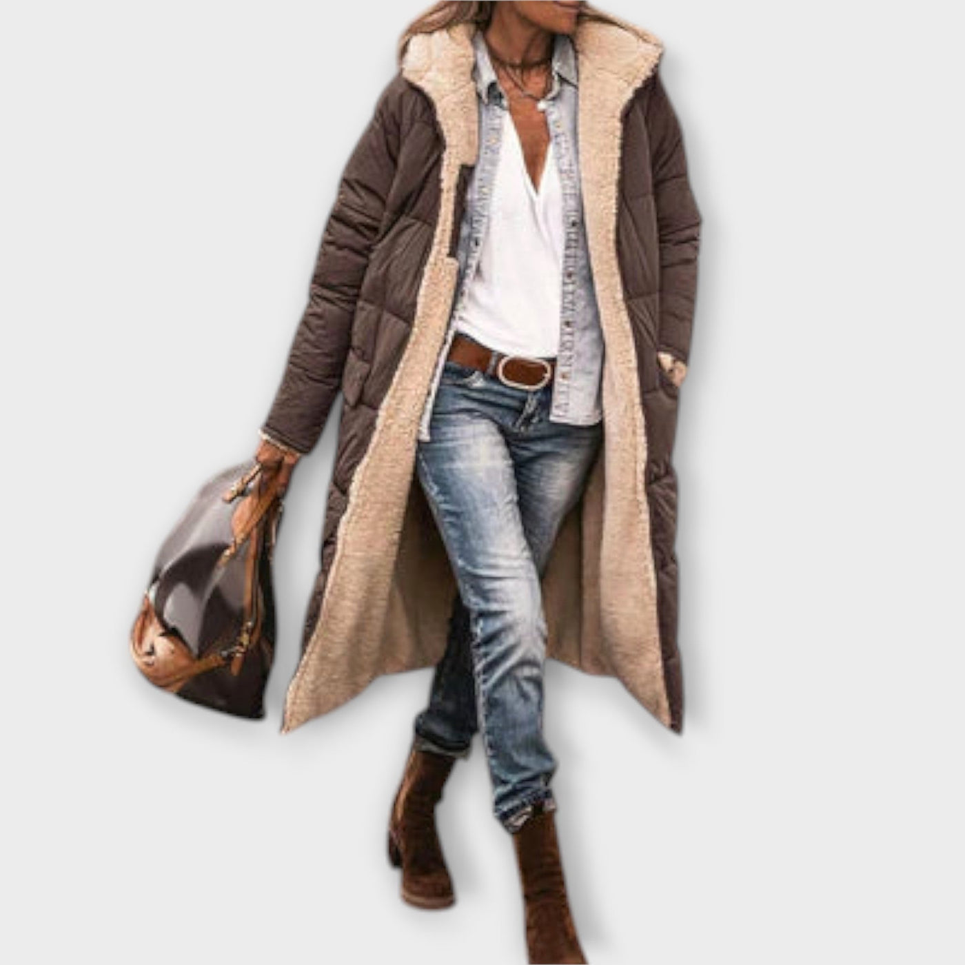 Kora – Cozy Coat with Soft Fur Lining