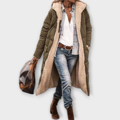 Kora – Cozy Coat with Soft Fur Lining