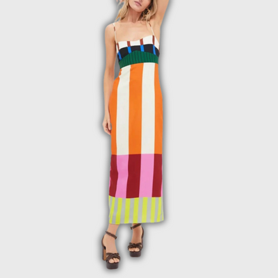 Paloma – Striped Colorful Maxi Dress