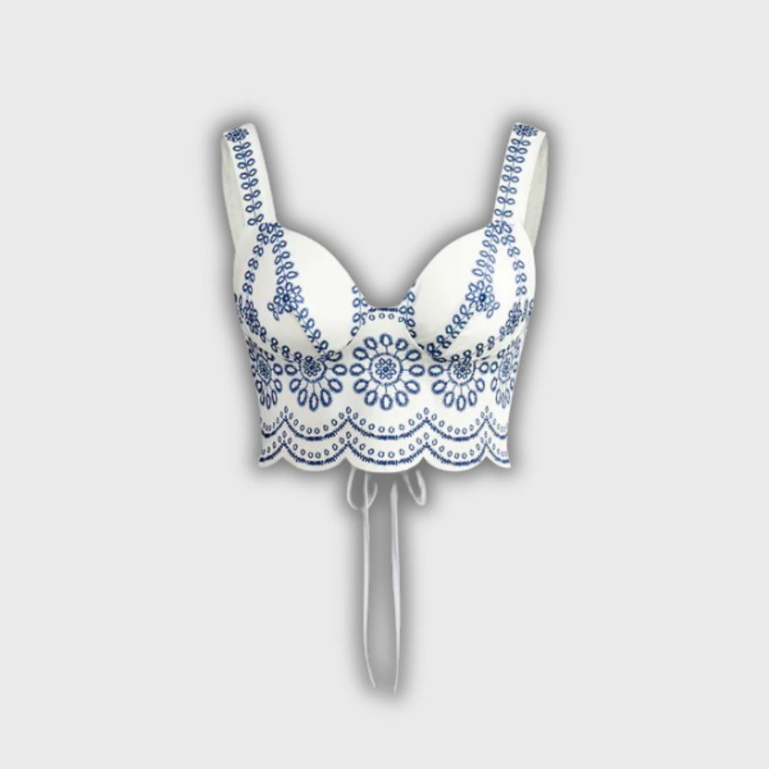 Solene - Printed Tie-Back Set