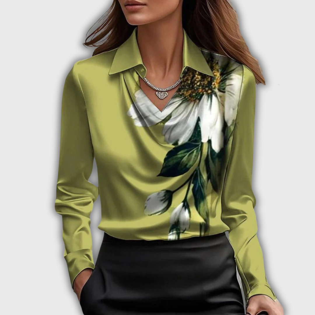 Malvina | Elegant Satin Blouse