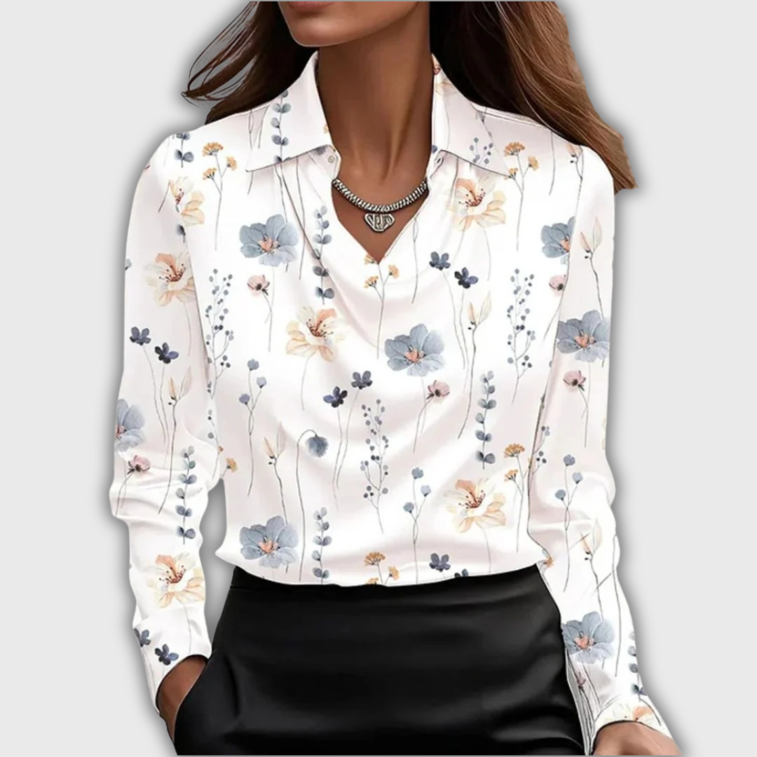 Malvina | Elegant Satin Blouse