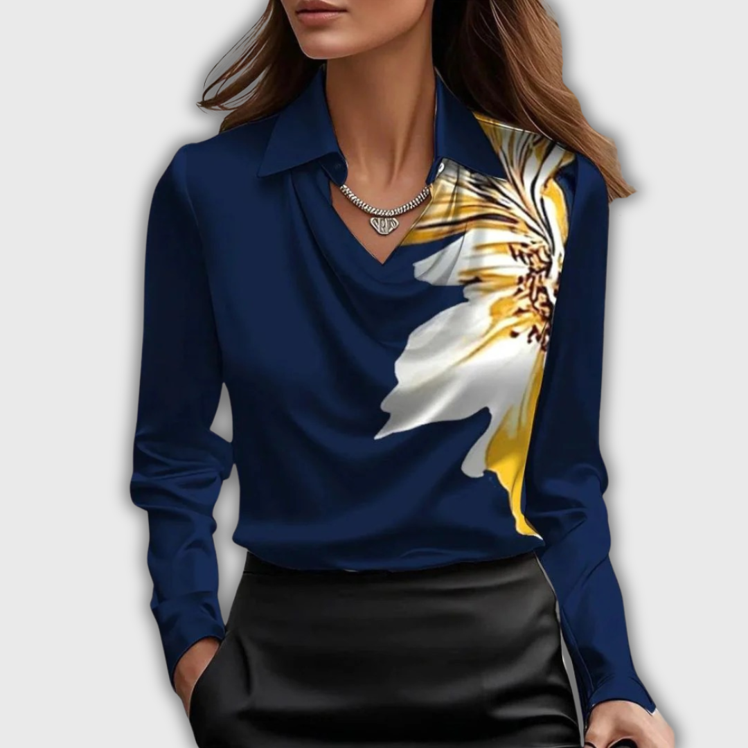 Malvina | Elegant Satin Blouse