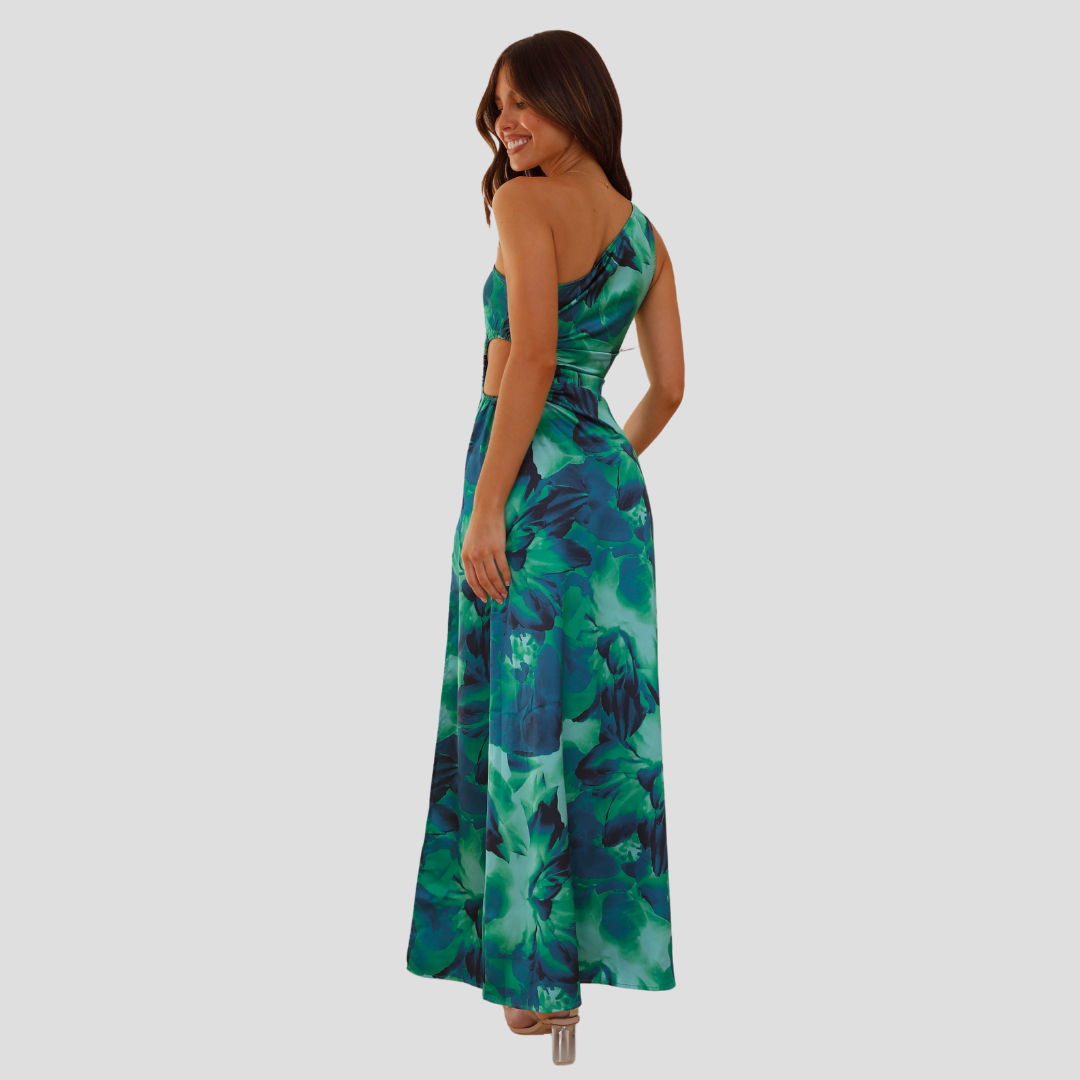 Aurelia | Dress with Asymmetrical Neckline