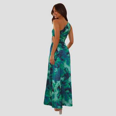 Aurelia | Dress with Asymmetrical Neckline