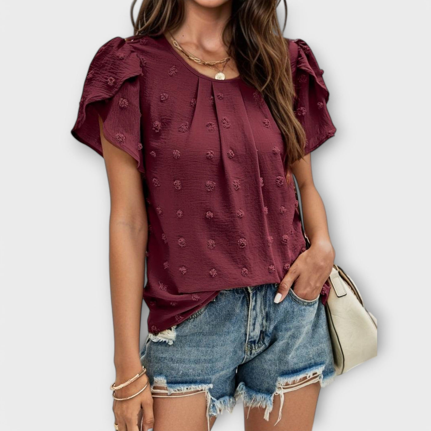 Charlotte – The Perfect Polka Dot Blouse