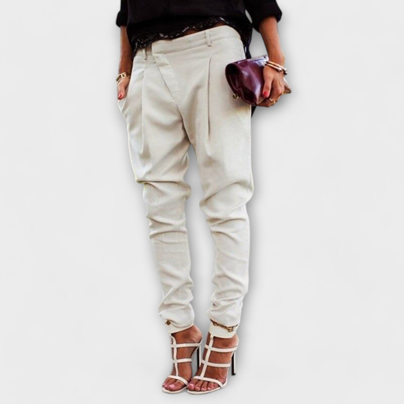 Mira - Elegant High-Waisted Pants