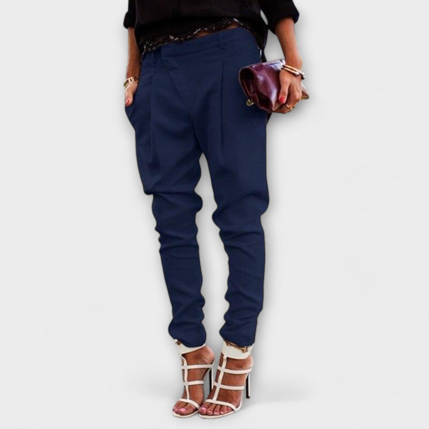 Mira - Elegant High-Waisted Pants