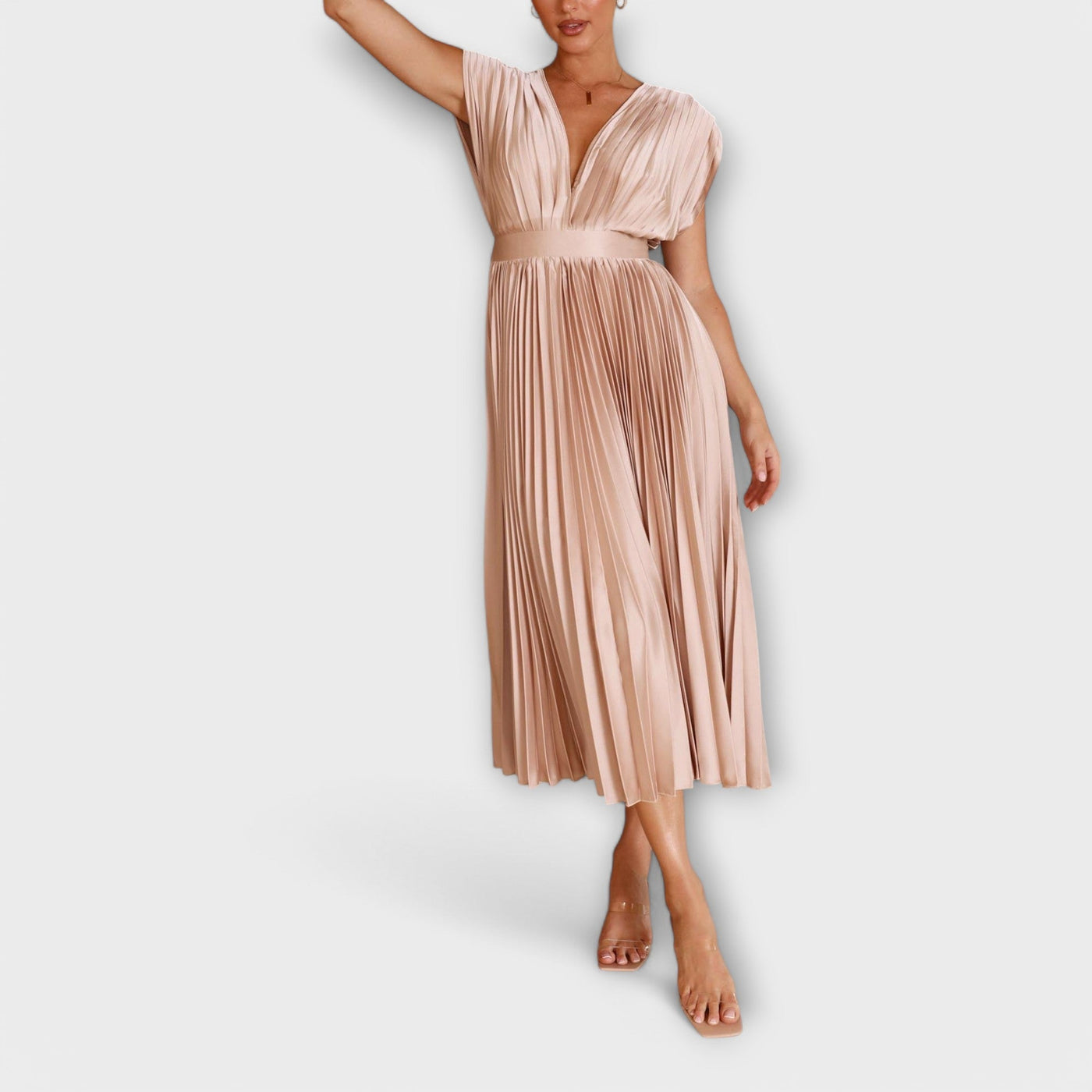 Maria – Stylish Pleated Dress
