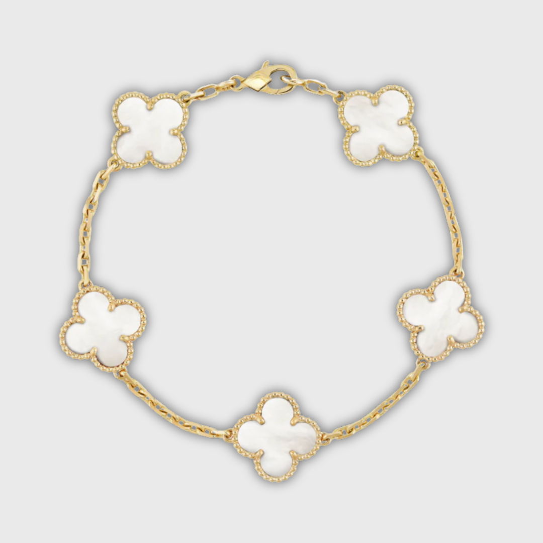 Pearl Clover Bracelet