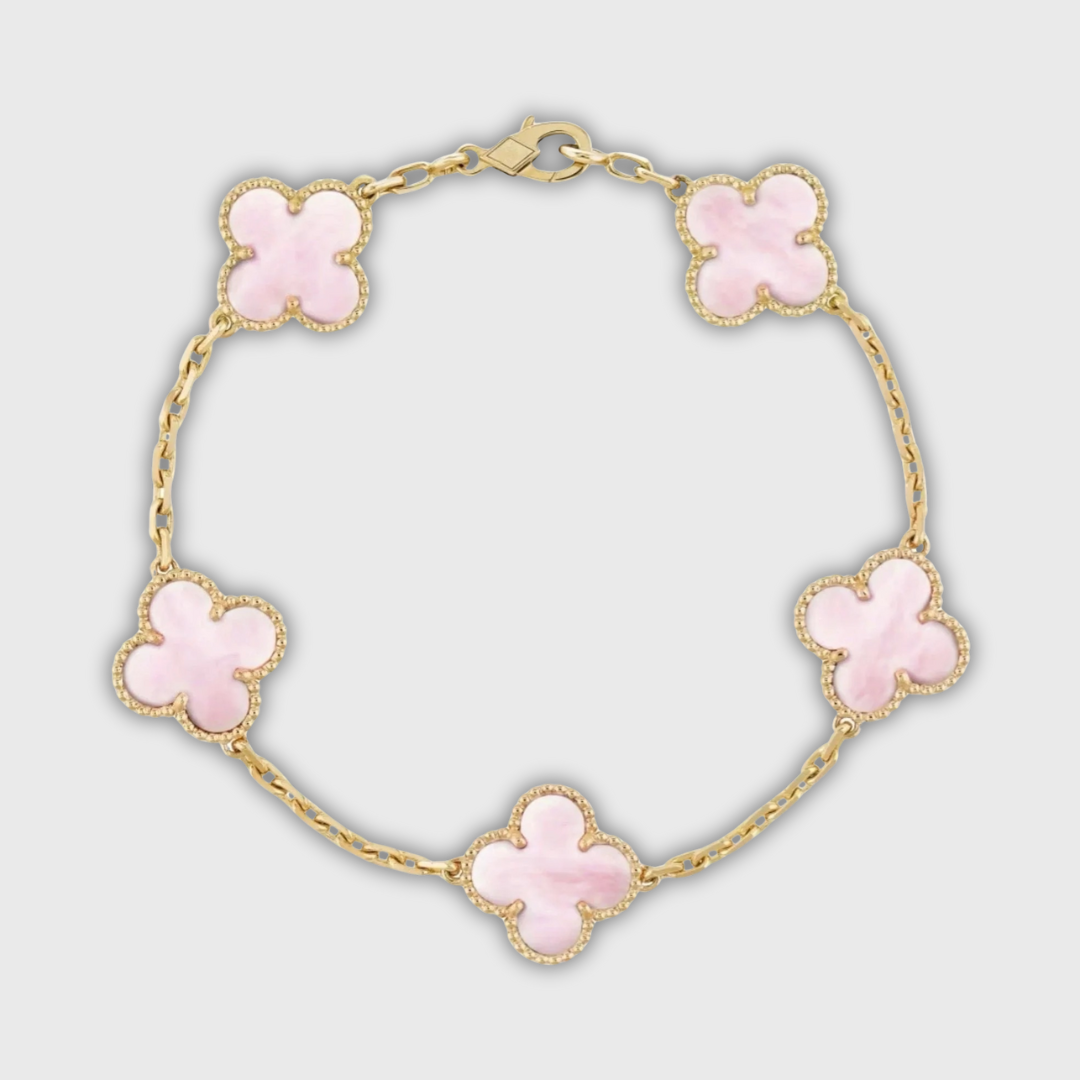 Clover Bracelet | Pink Gold