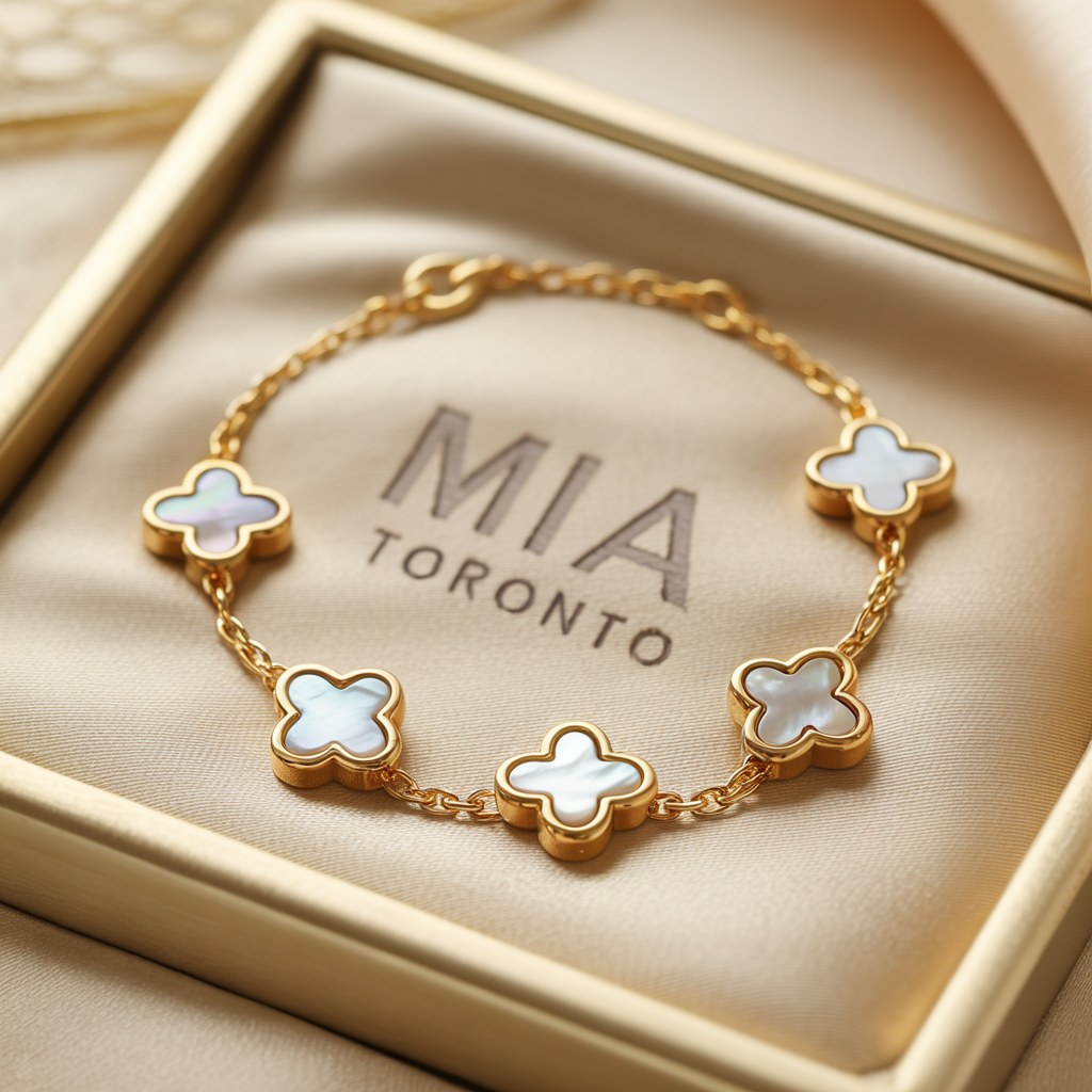 Pearl Clover Bracelet