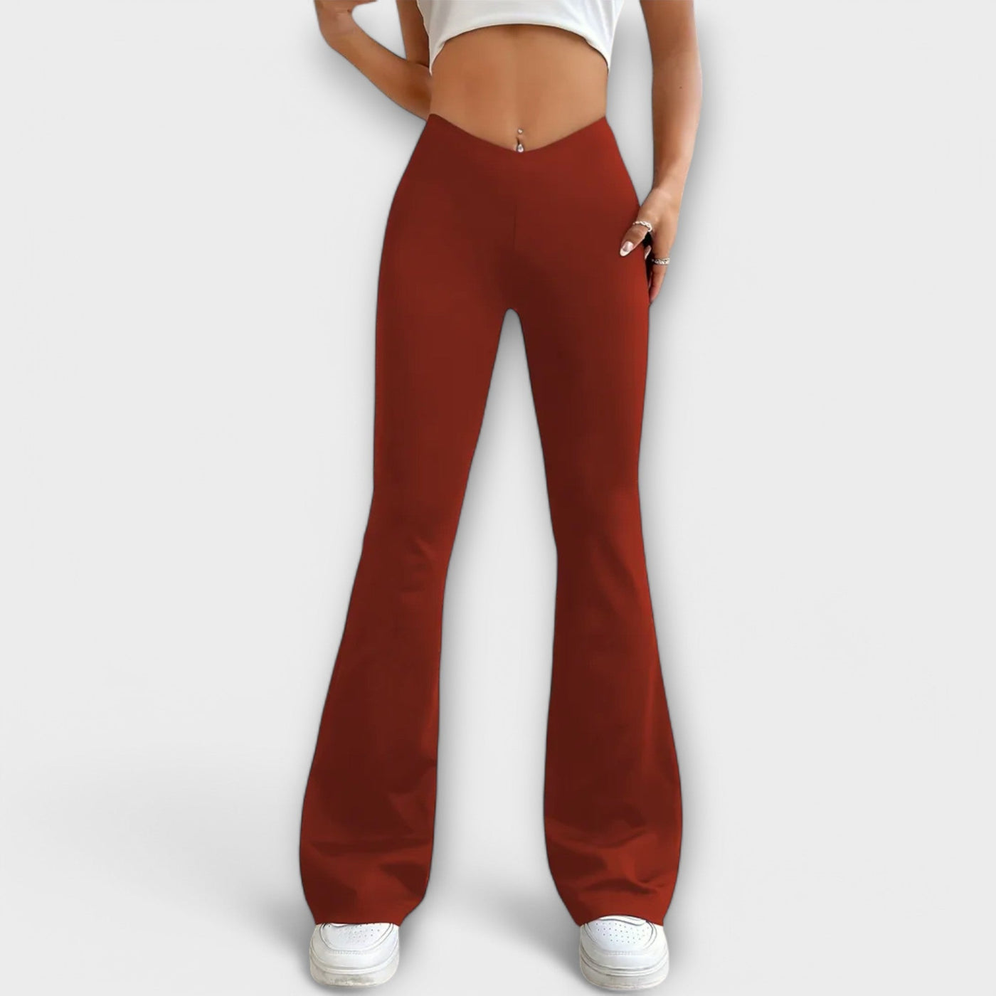 Serena – Loose Fit Pants with Flared Legs