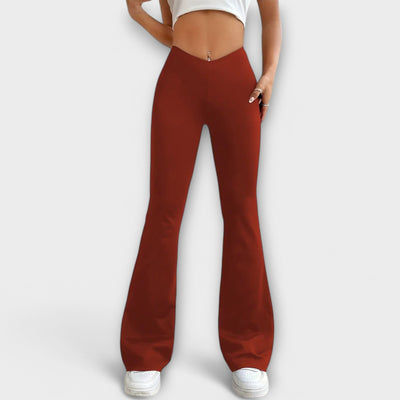 Serena – Loose Fit Pants with Flared Legs