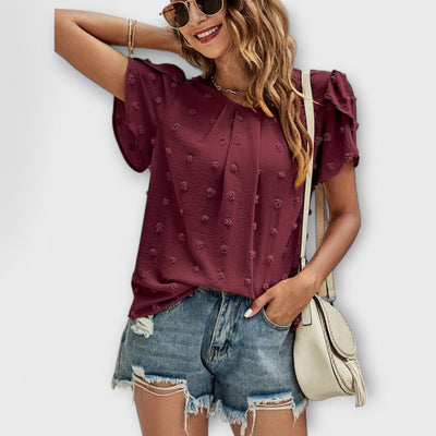 Charlotte – The Perfect Polka Dot Blouse