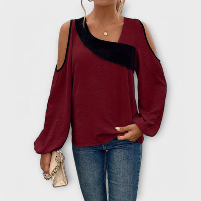 Scarlett – Blouse with Square Neckline