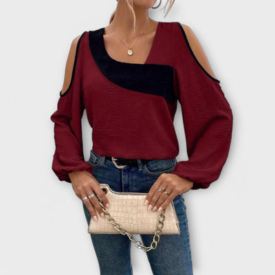 Scarlett – Blouse with Square Neckline