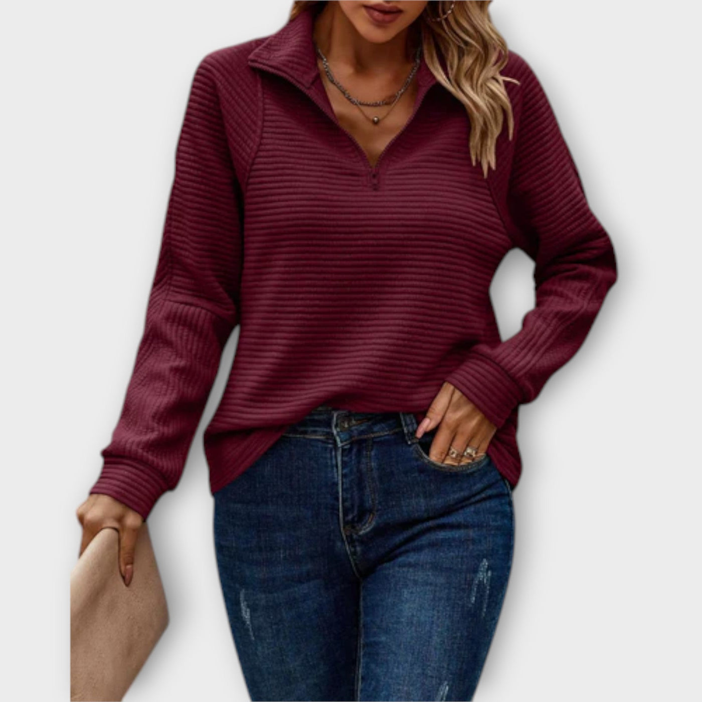 Vilja – Half-Zip Sweater