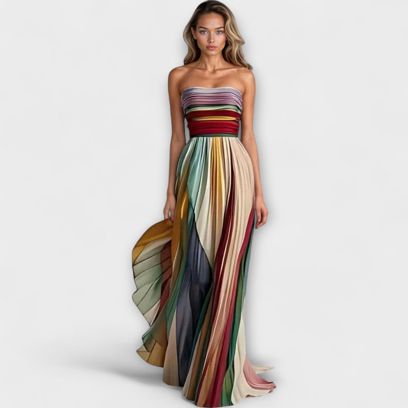 Flora – Long Dress Made from Premium Fabric